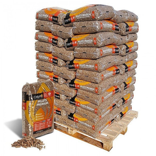BADGER Holzpellets – 1/2 Palette mit 36 ​​Säcken à 15 kg