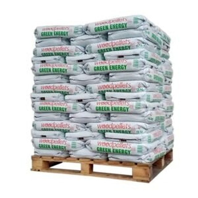 Green Energy DINplus Pellets – 65 Säcke à 15 kg