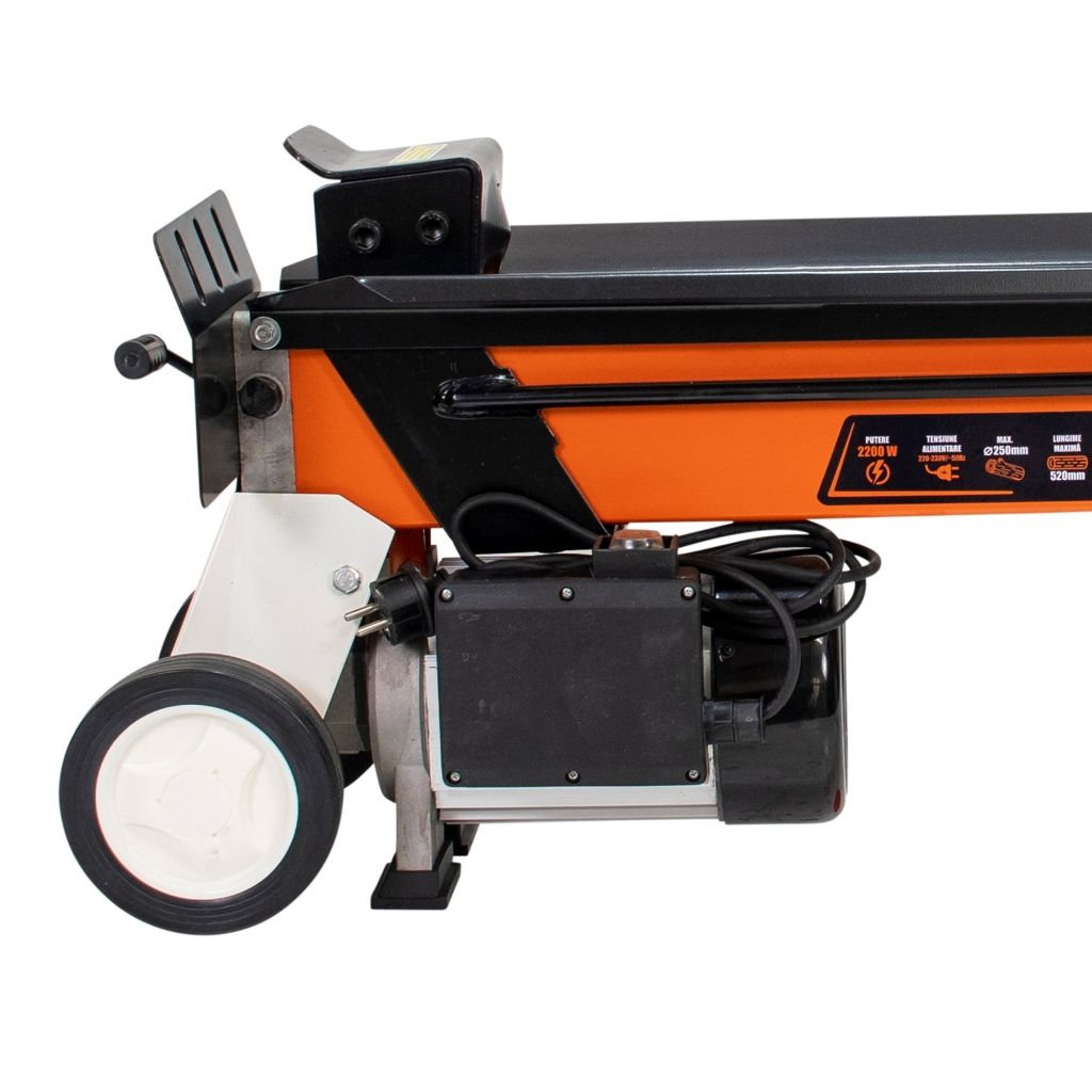 Holzspalter RURIS DL600, 6 Tonnen, Elektromotor 2,2 kW, Dmax 250 mm