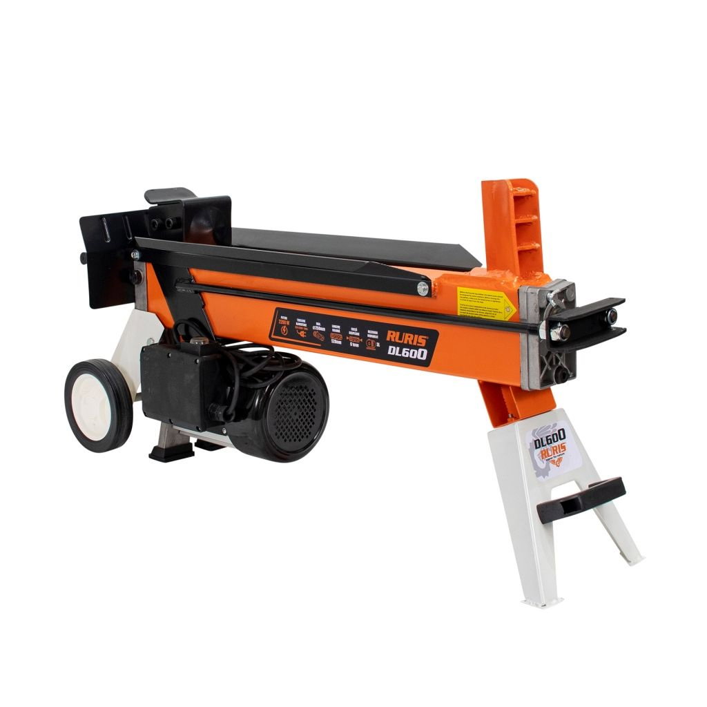 Holzspalter RURIS DL600, 6 Tonnen, Elektromotor 2,2 kW, Dmax 250 mm
