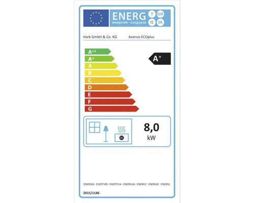 Kaminbausatz Hark Avenso GT ECOplus Keramik bordeaux 8 kW