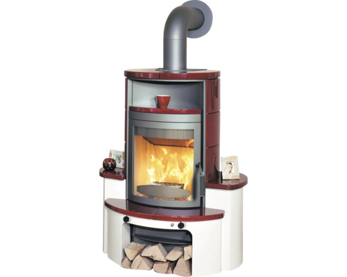 Kaminbausatz Hark Avenso GT ECOplus Keramik bordeaux 8 kW