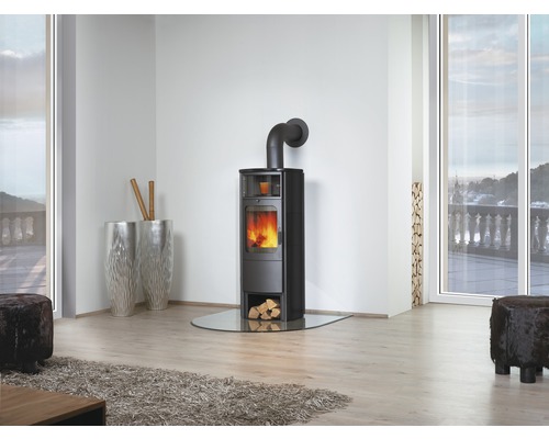 Kaminofen Hark Opera-B Grande Keramik metro-schwarz 7 kW
