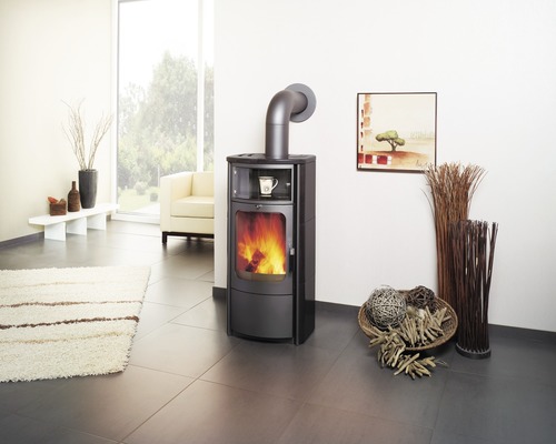 Kaminofen Hark Opera-B Keramik meteor-schwarz 5 kW