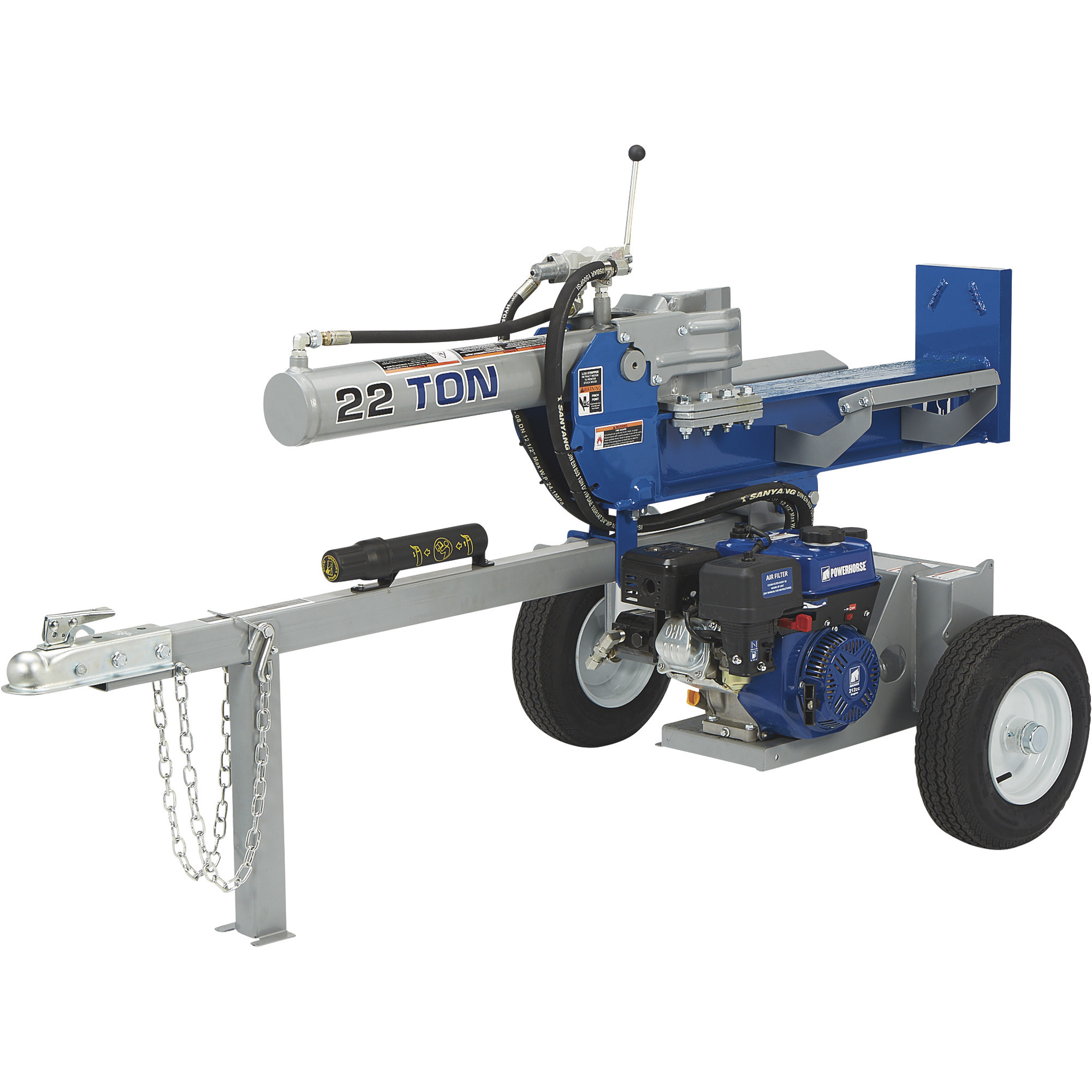 Powerhorse Horizontal-/Vertikal-Holzspalter, 22 Tonnen, 212-cm³-Powerhorse-Motor (Art.-Nr. 117510)